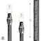 Flextron Gas Line Hose 3/8'' O.D. x 12'' Length with 1/2" MIP Fittings, Stainless Steel Flexible Connector FTGC-SS14-12A - alternate 4